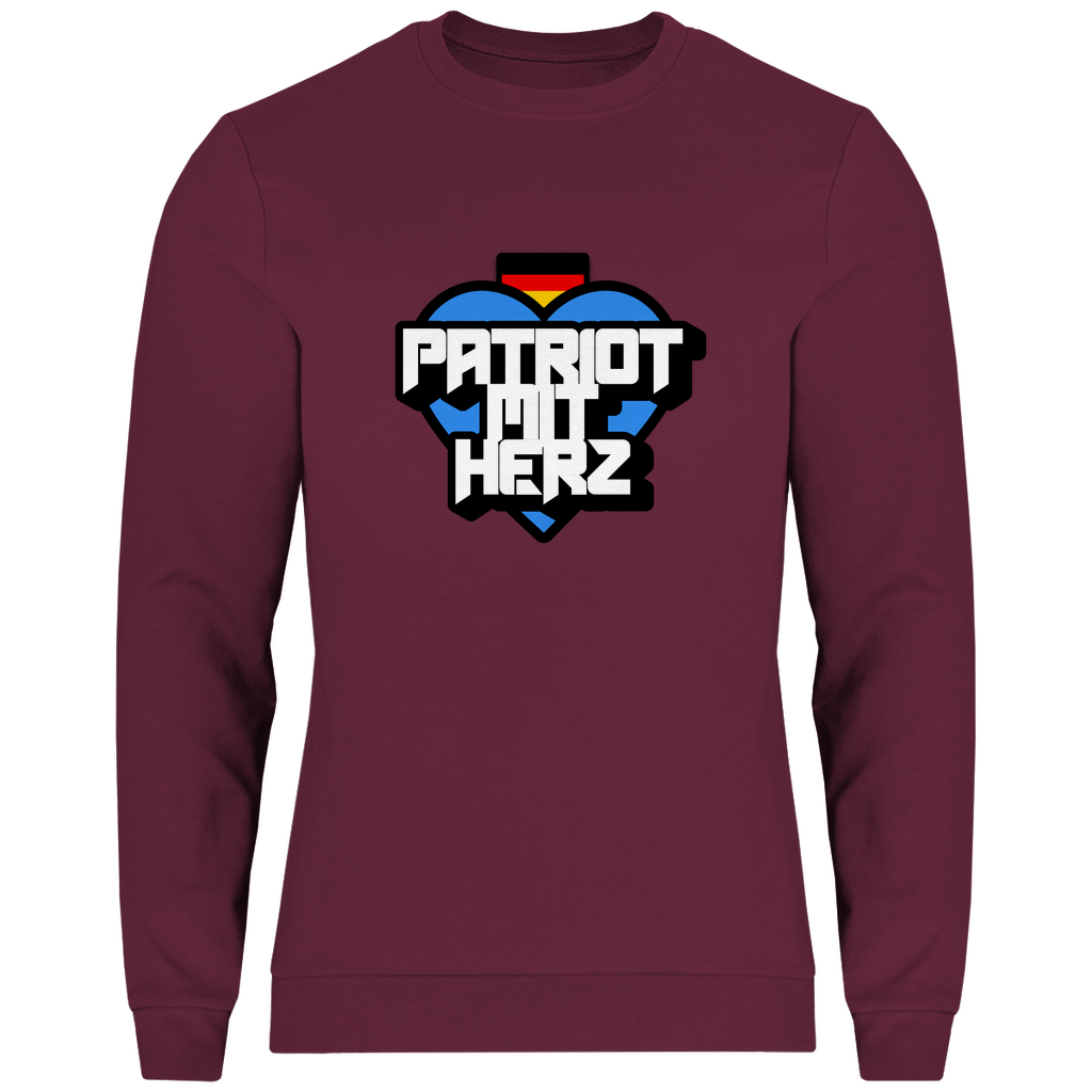 Sweatshirt Patriot mit Herz