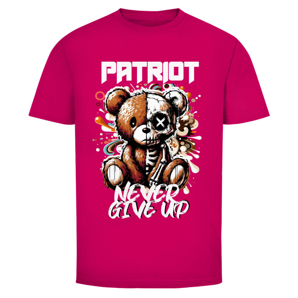 T-Shirt  PATRIOT Bärchen Never Give  Up