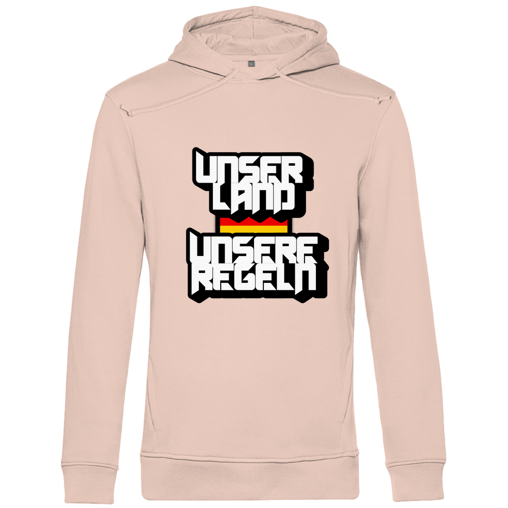 Premium Bio Hoodie Unser Land Unsere Regeln