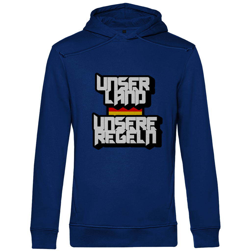 Premium Bio Hoodie Unser Land Unsere Regeln