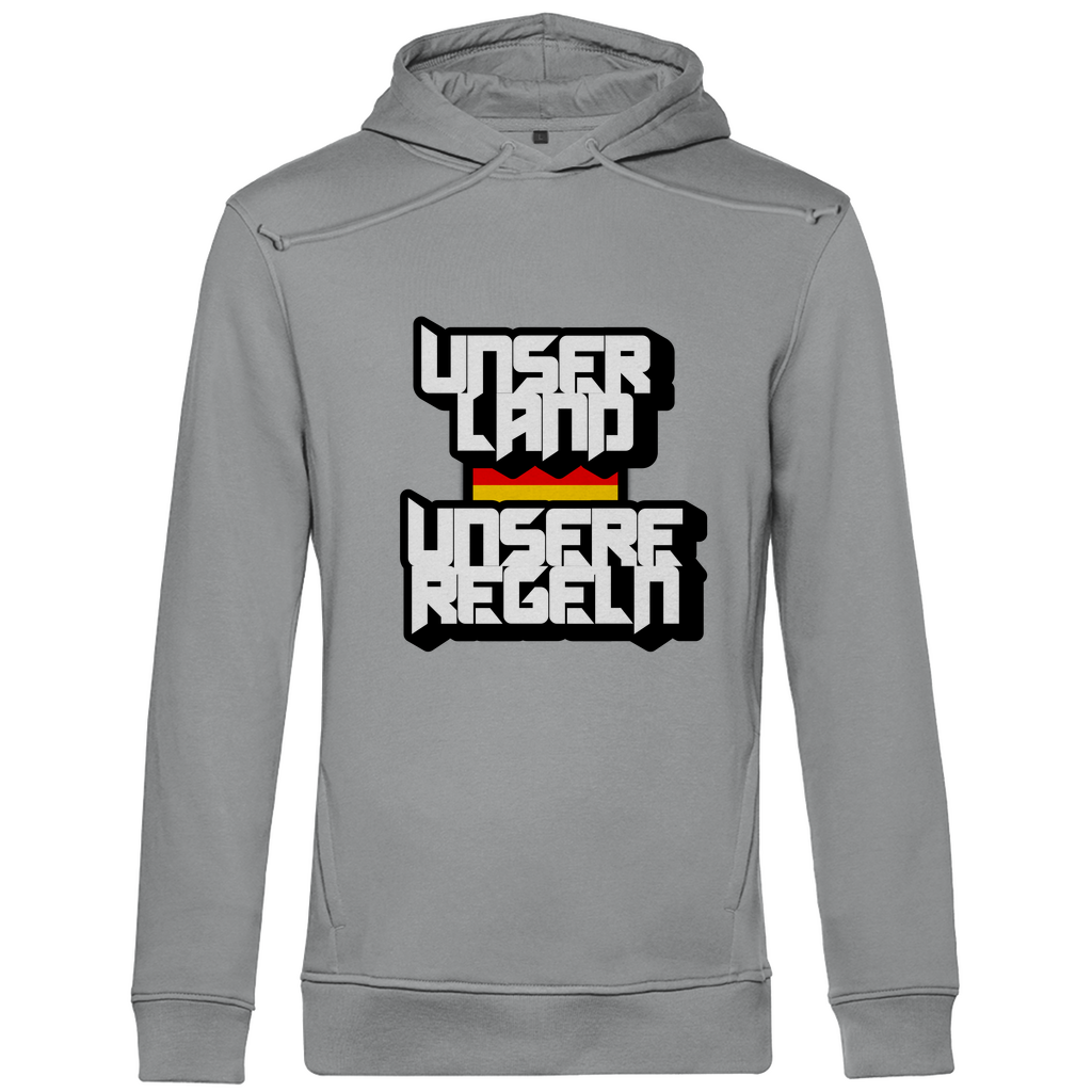 Premium Bio Hoodie Unser Land Unsere Regeln