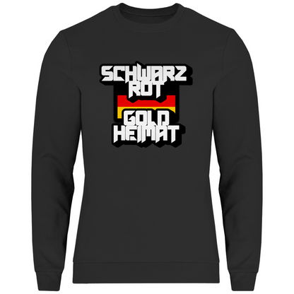 Sweatshirt SCHWARZ ROT GOLD HEIMAT