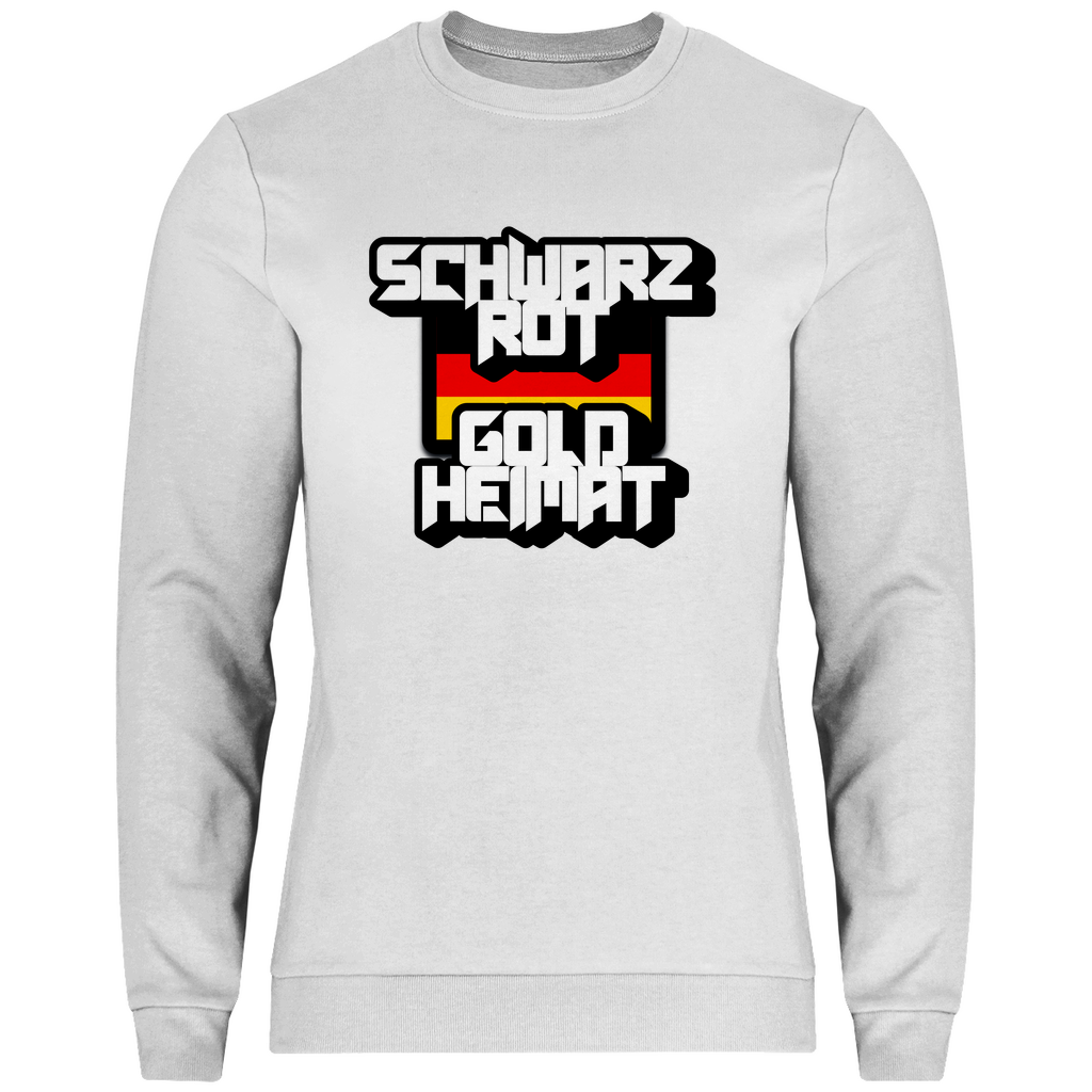 Sweatshirt SCHWARZ ROT GOLD HEIMAT