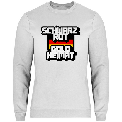 Sweatshirt SCHWARZ ROT GOLD HEIMAT