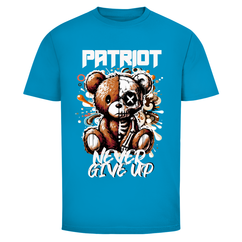 T-Shirt  PATRIOT Bärchen Never Give  Up