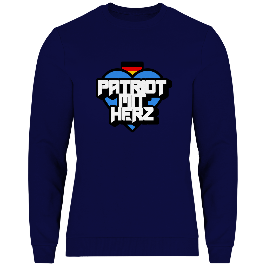 Sweatshirt Patriot mit Herz