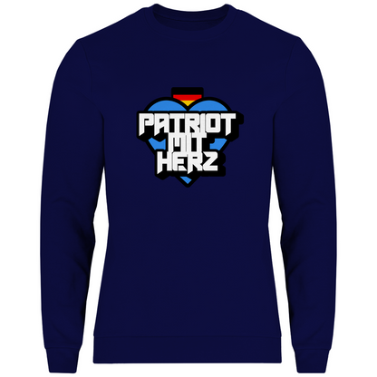 Sweatshirt Patriot mit Herz