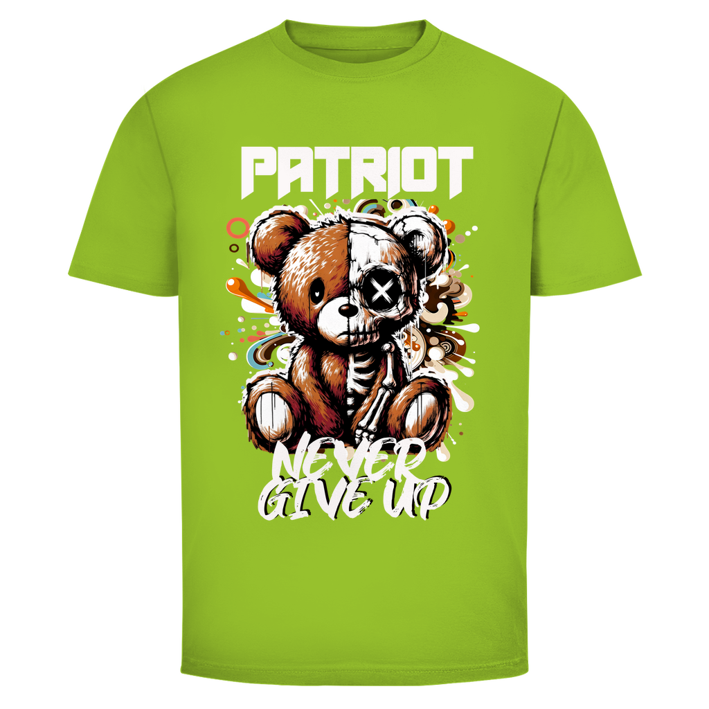 T-Shirt  PATRIOT Bärchen Never Give  Up