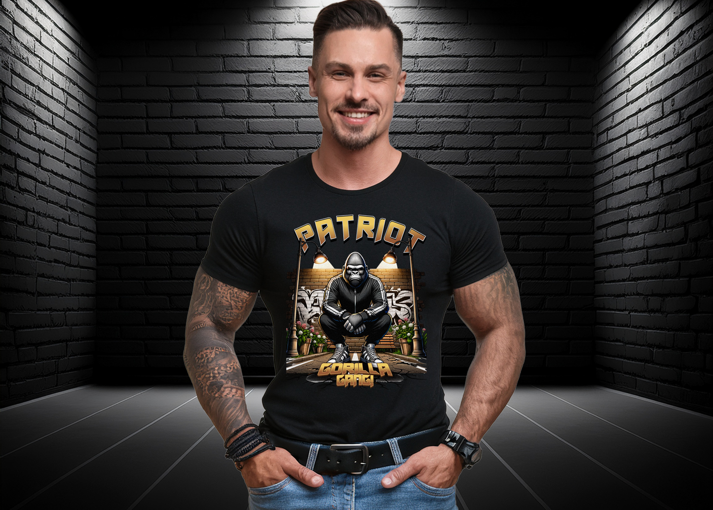 T-Shirt PATRIOT GORILLA GANG