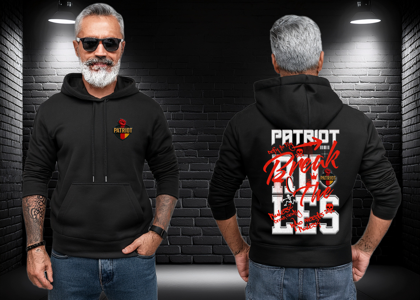 Hoodie PATRIOT NO RULES