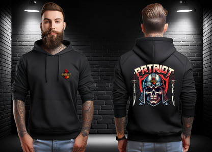 Premium Bio Hoodie PATRIOT SKULL