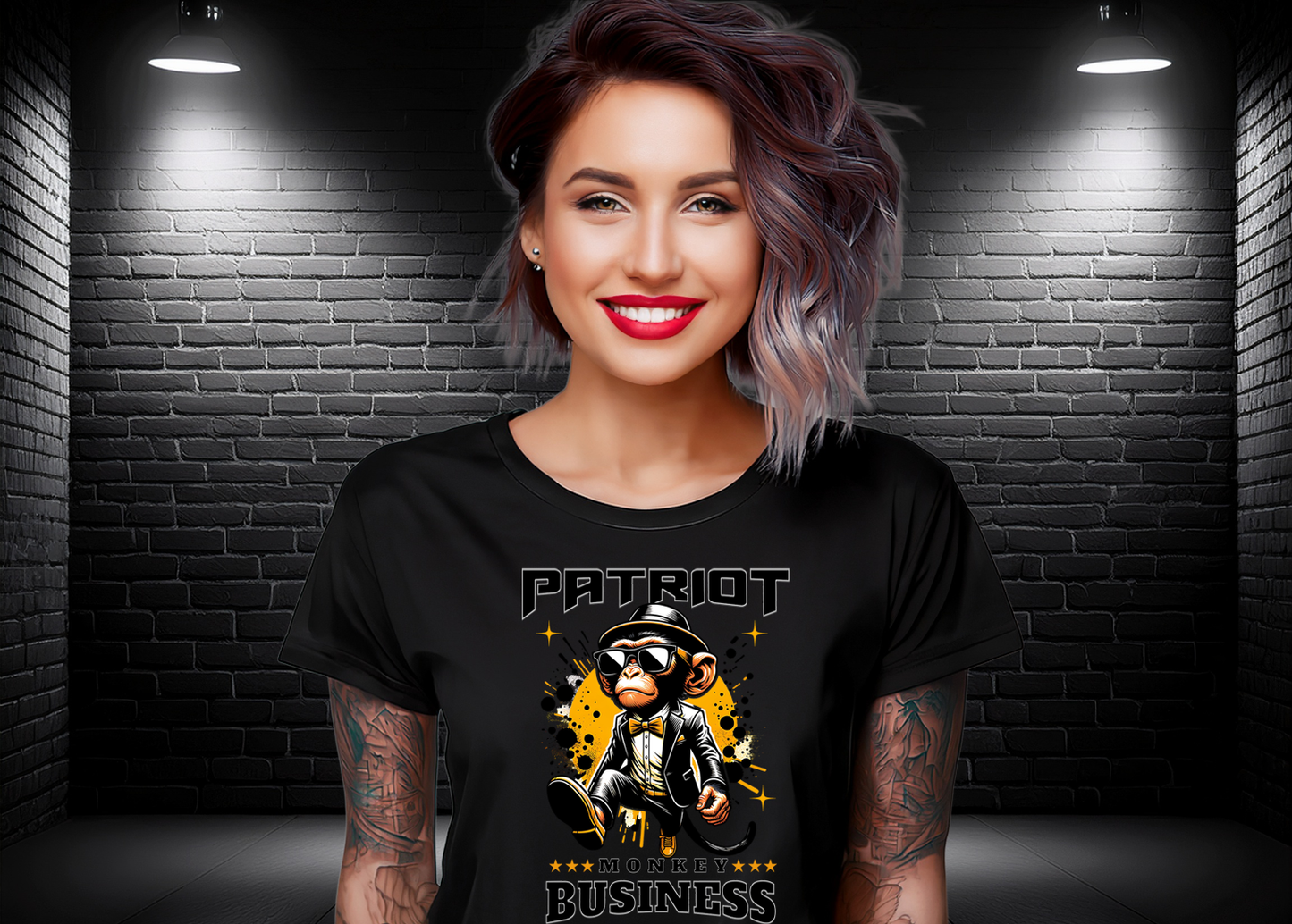 T-Shirt PATRIOT MONKEY