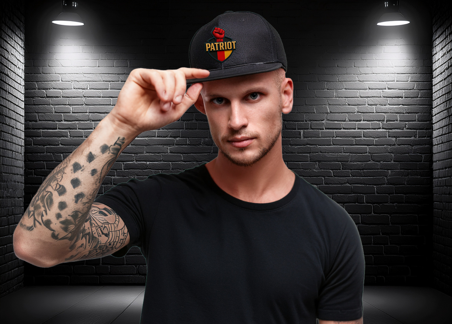 Snapback Rapper Cap PATRIOT