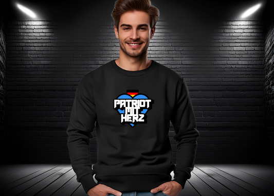 Sweatshirt Patriot mit Herz