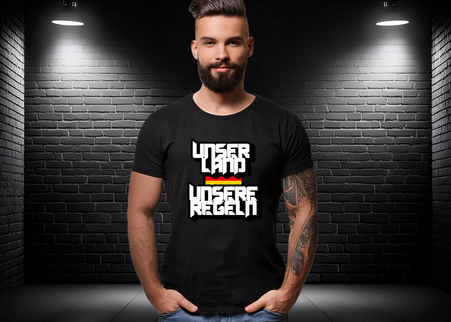 T-Shirt Unser Land Unsere Regeln