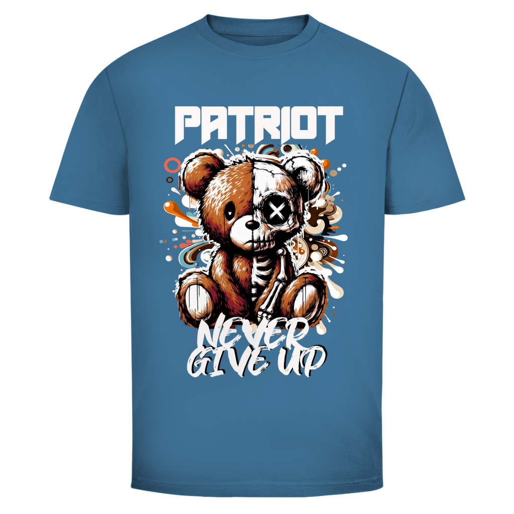 T-Shirt  PATRIOT Bärchen Never Give  Up