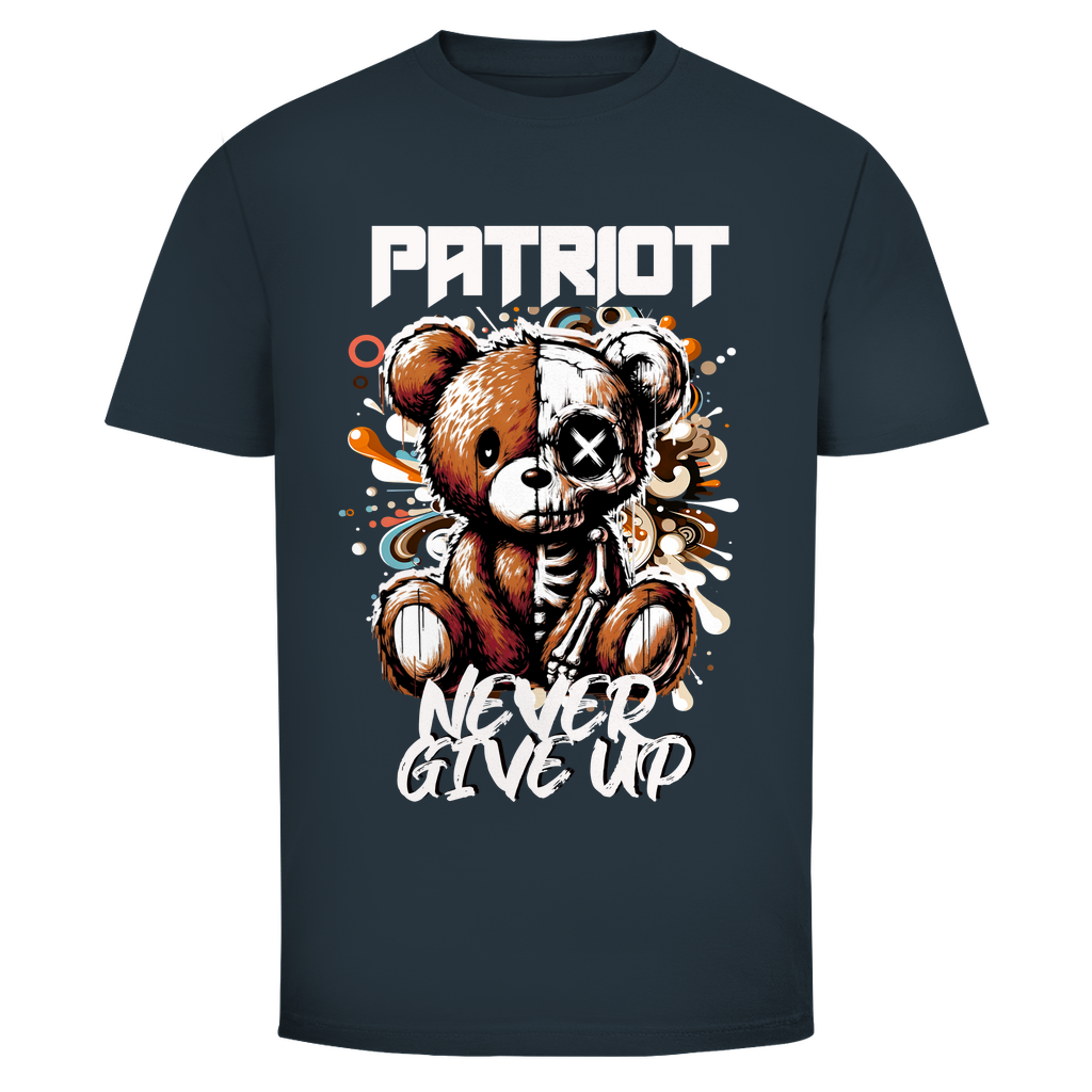 T-Shirt  PATRIOT Bärchen Never Give  Up