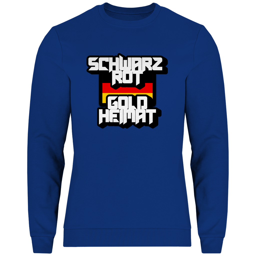 Sweatshirt SCHWARZ ROT GOLD HEIMAT