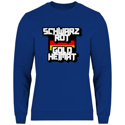 Sweatshirt SCHWARZ ROT GOLD HEIMAT