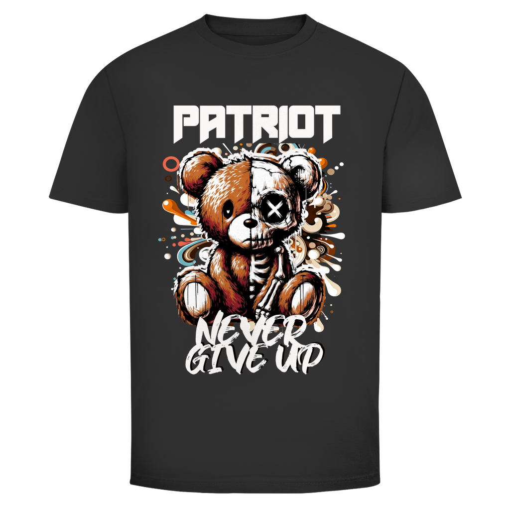 T-Shirt  PATRIOT Bärchen Never Give  Up
