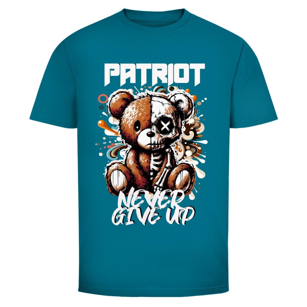 T-Shirt  PATRIOT Bärchen Never Give  Up